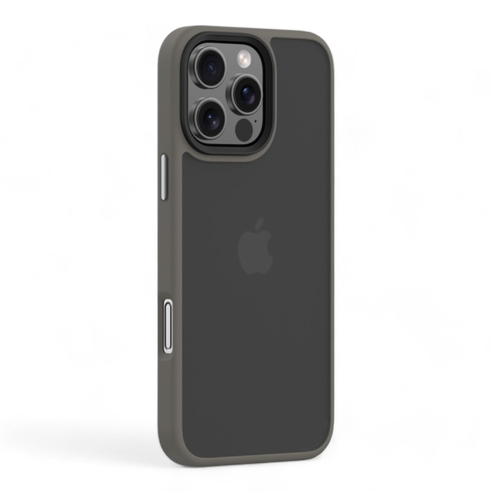 Estuche devia skin iphone 16 pro pino series shockproof case color gris oscuro Shop name