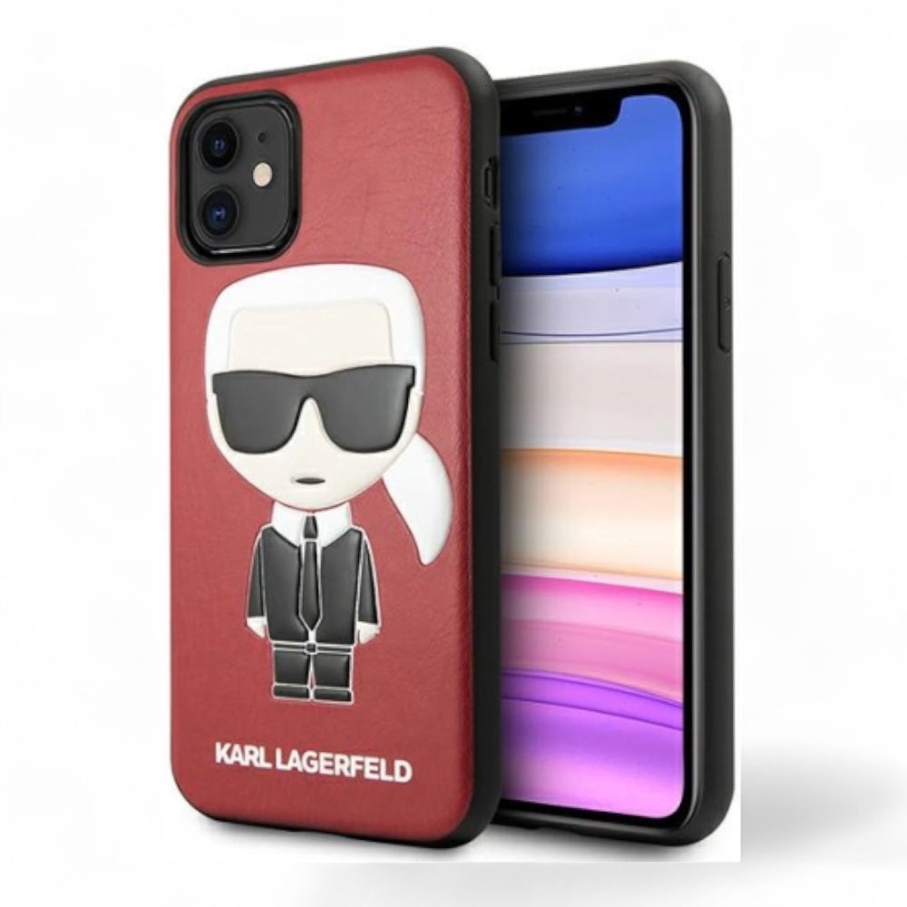 Estuche Karl Lagerfeld Funda Dura Con Tarjetas Choupette Rojo Iphone 11 Shop name