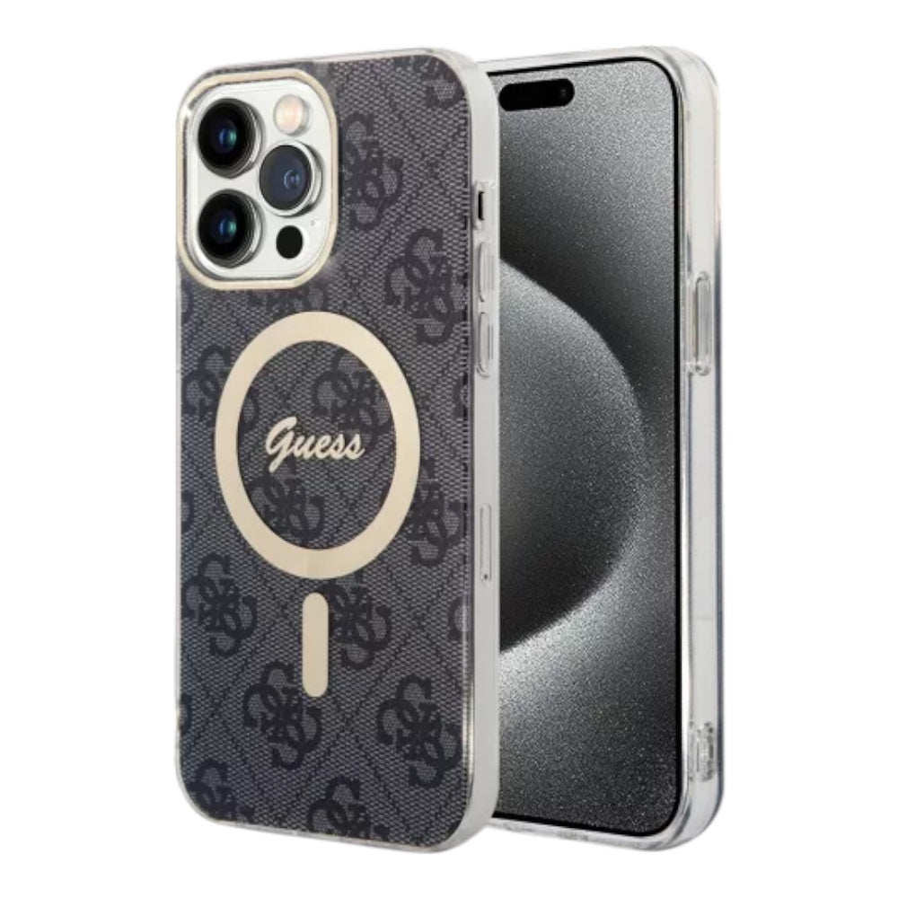 Estuche Guess MagSafe IML Para iPhone 15 Pro Max Negro Shop name