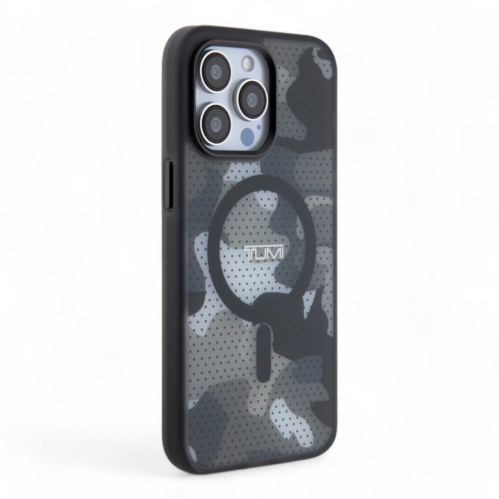 Estuche tumi hc frosted magsafe transparent mesh camo iphone 15 pro max color negro  Shop name