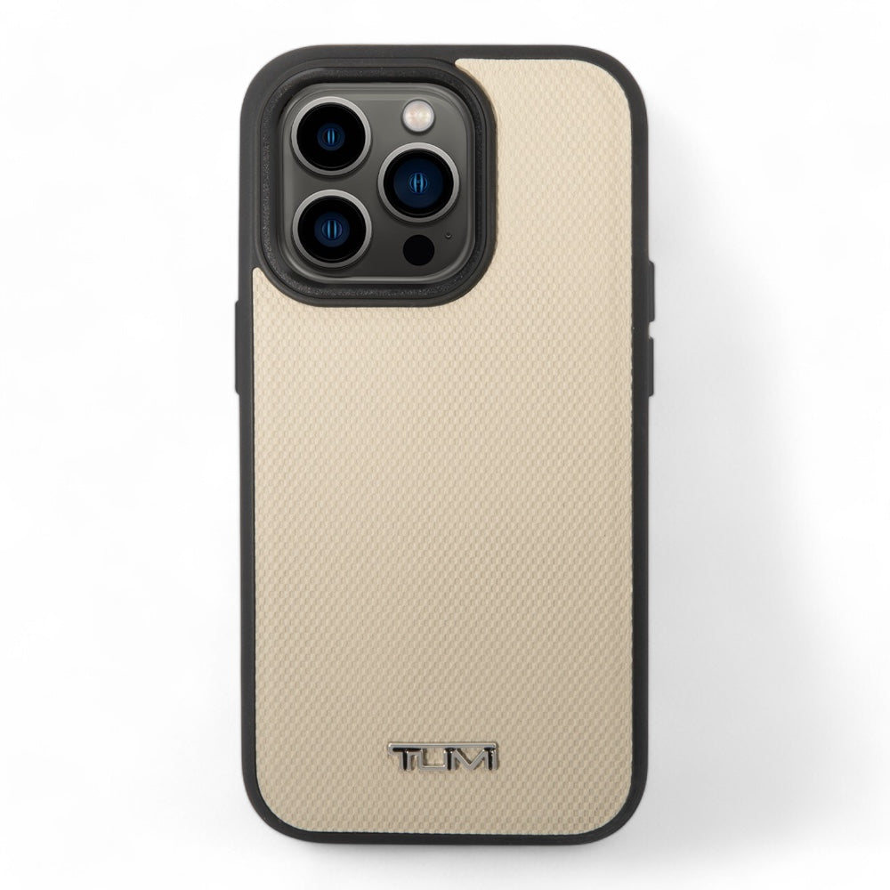 Funda Tumi MagSafe Cuero Balístico Patrón Verde Para IPhone 14 Pro Max Shop name