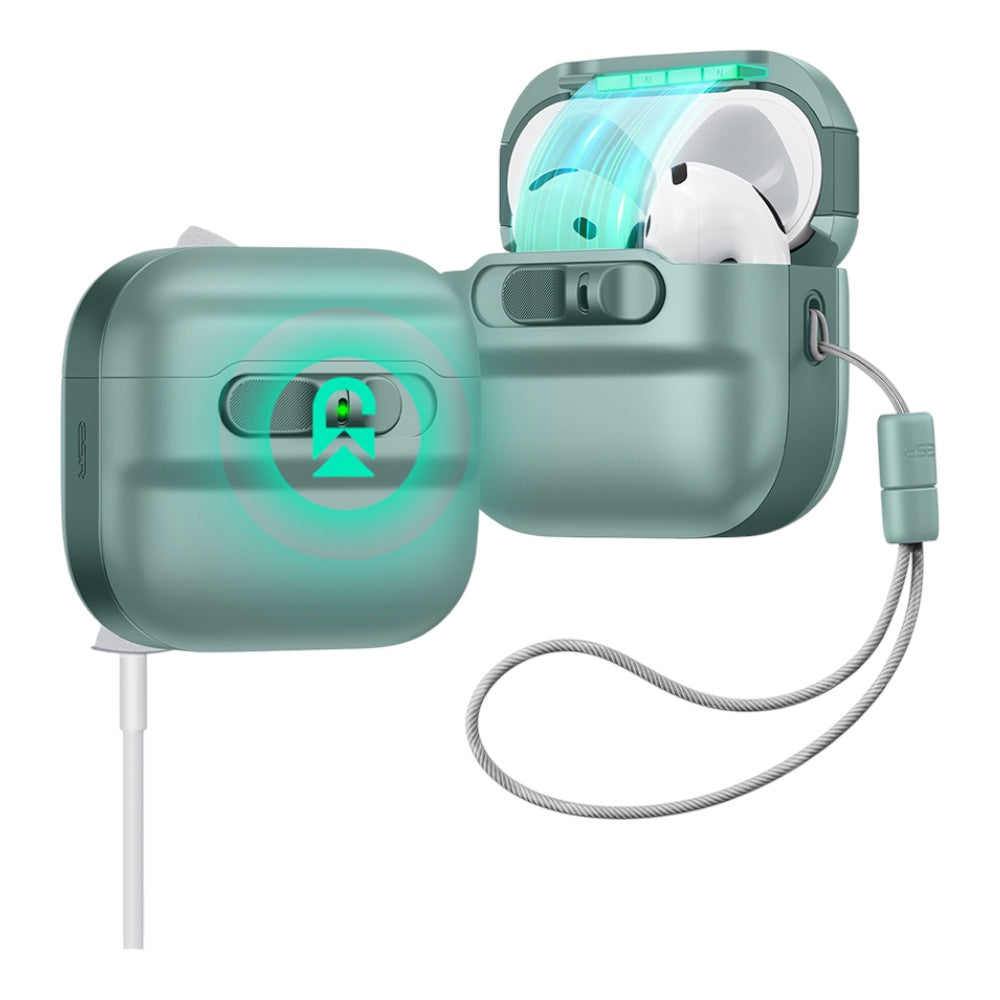 Estuche ESR Skin para AirPods 4 FlickLock Color Verde Shop name