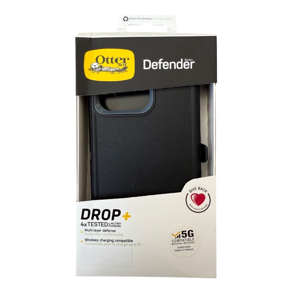 Estuche OtterBox Defender Con Clip Para iPhone 15 Negro Gris Shop name