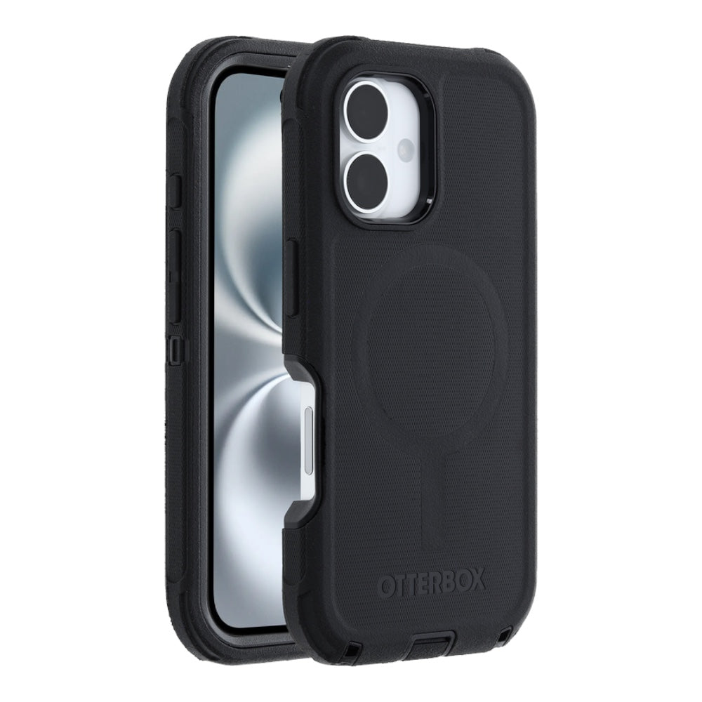 Estuche otterbox defender con magsafe y clip color negro modelo iphone 16 Shop name