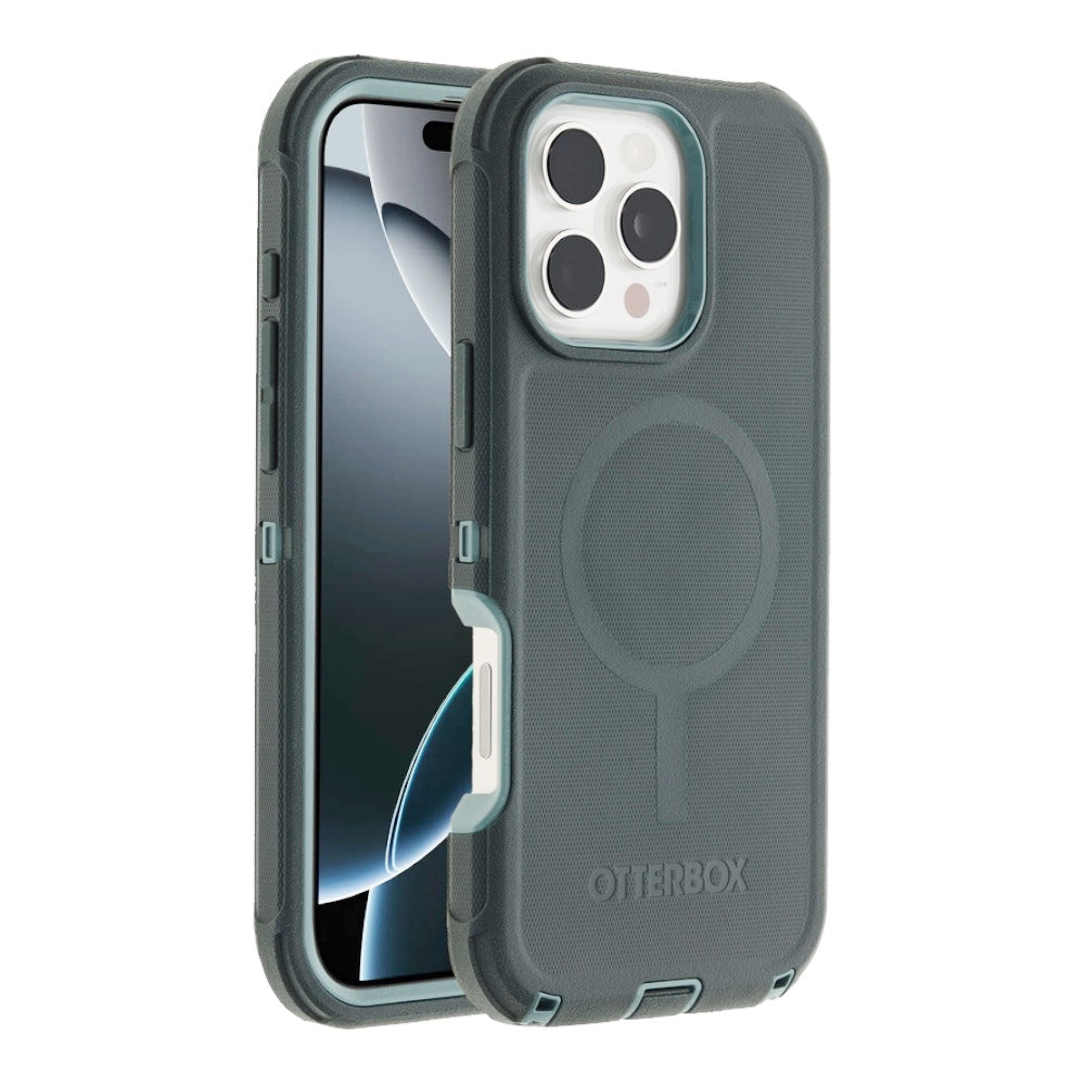 Estuche otterbox defender con magsafe y clip color menta modelo iphone 14 pro max Shop name
