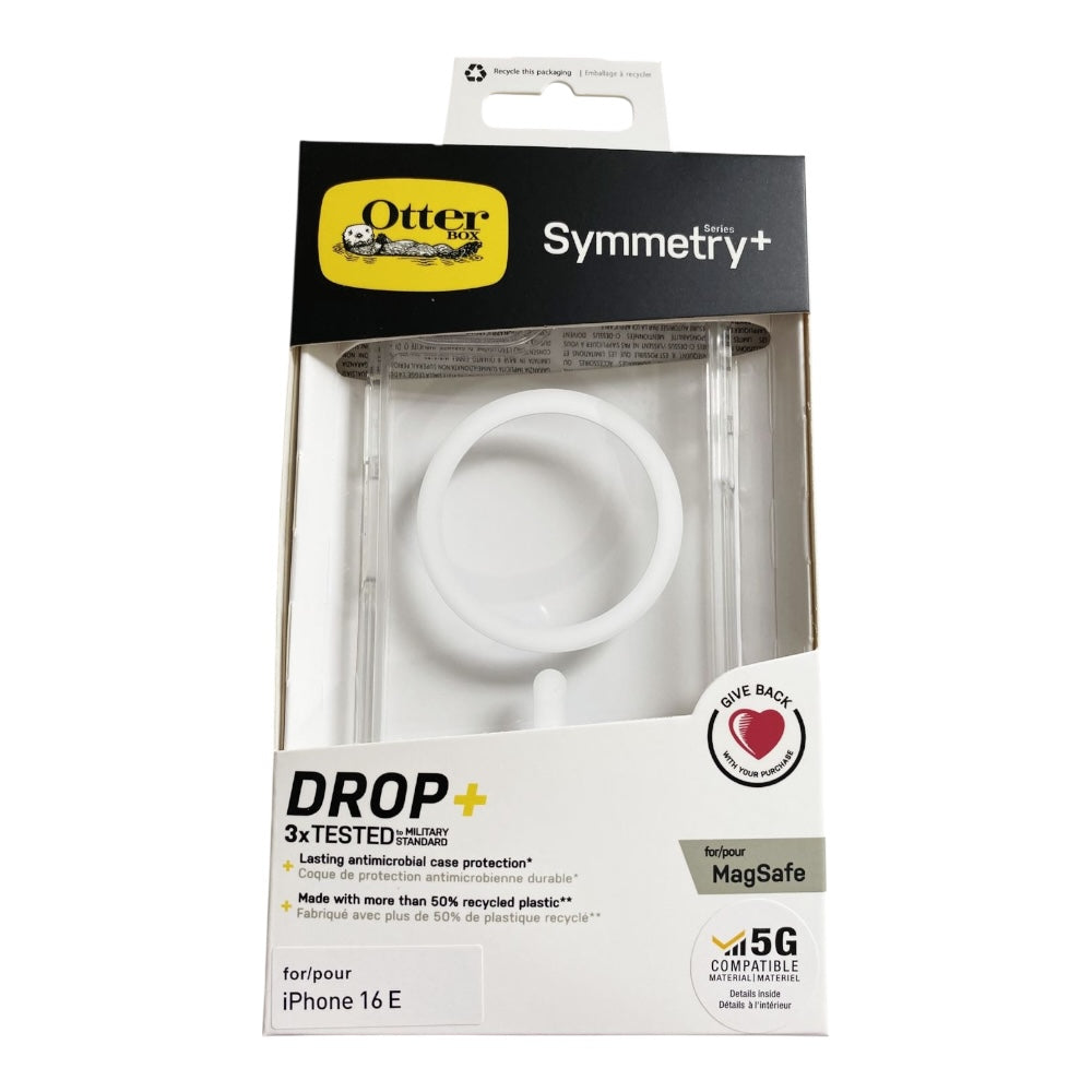 Estuche Otterbox symmetry con magsafe iphone 16 E color transparente Shop name