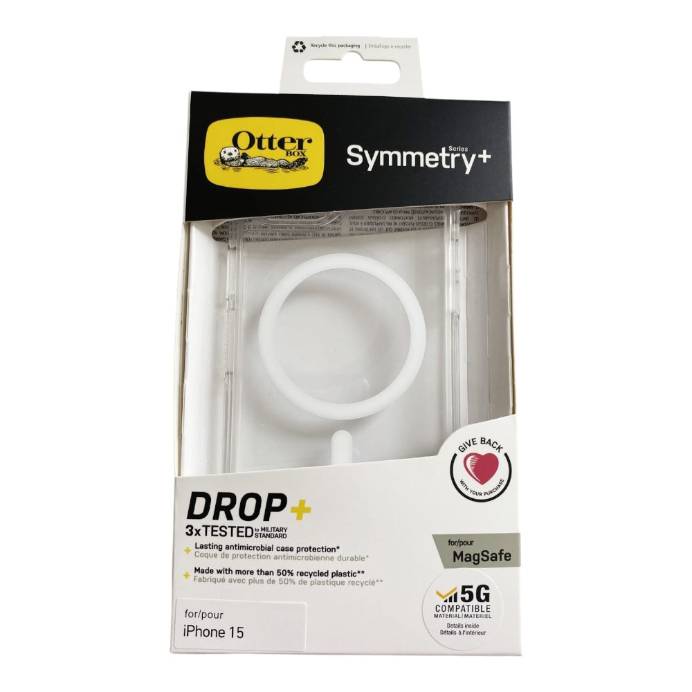 Estuche otterbox symmetry iphone 15 magsafe color transparente Shop name