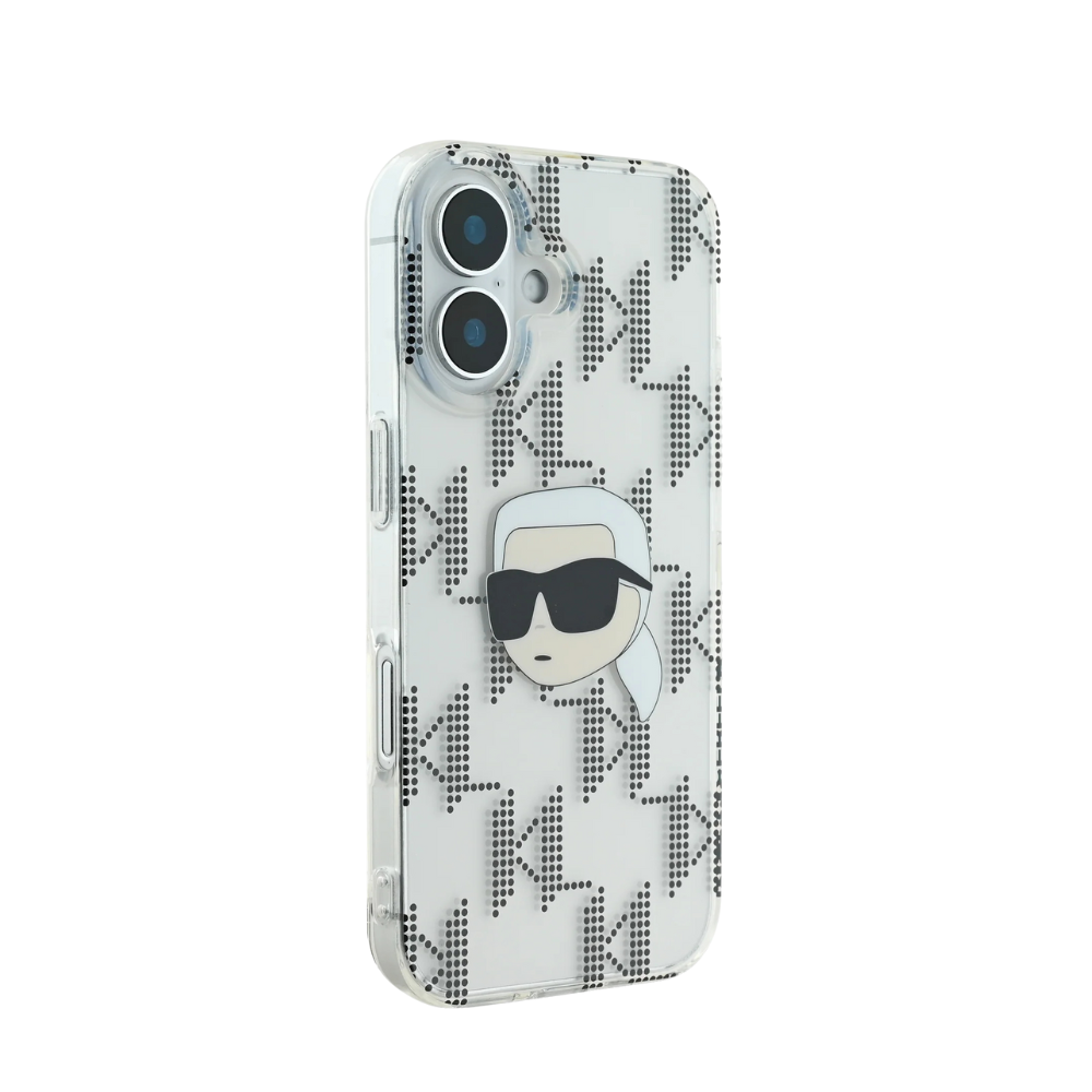 Karl Lagerfeld hc iml k. head monogram electroplated transparent iphone 16 Shop name