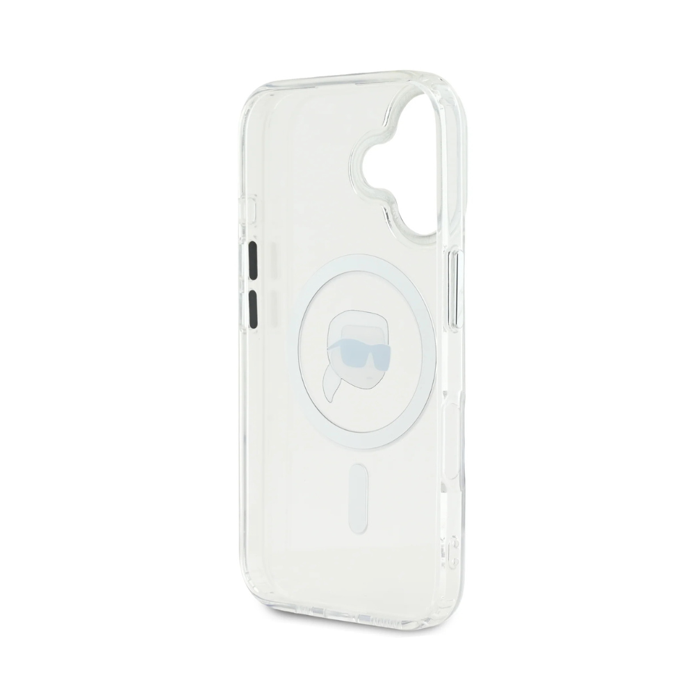 Karl Lagerfeld hc magsafe iml metal k. head white iphone 16 Shop name