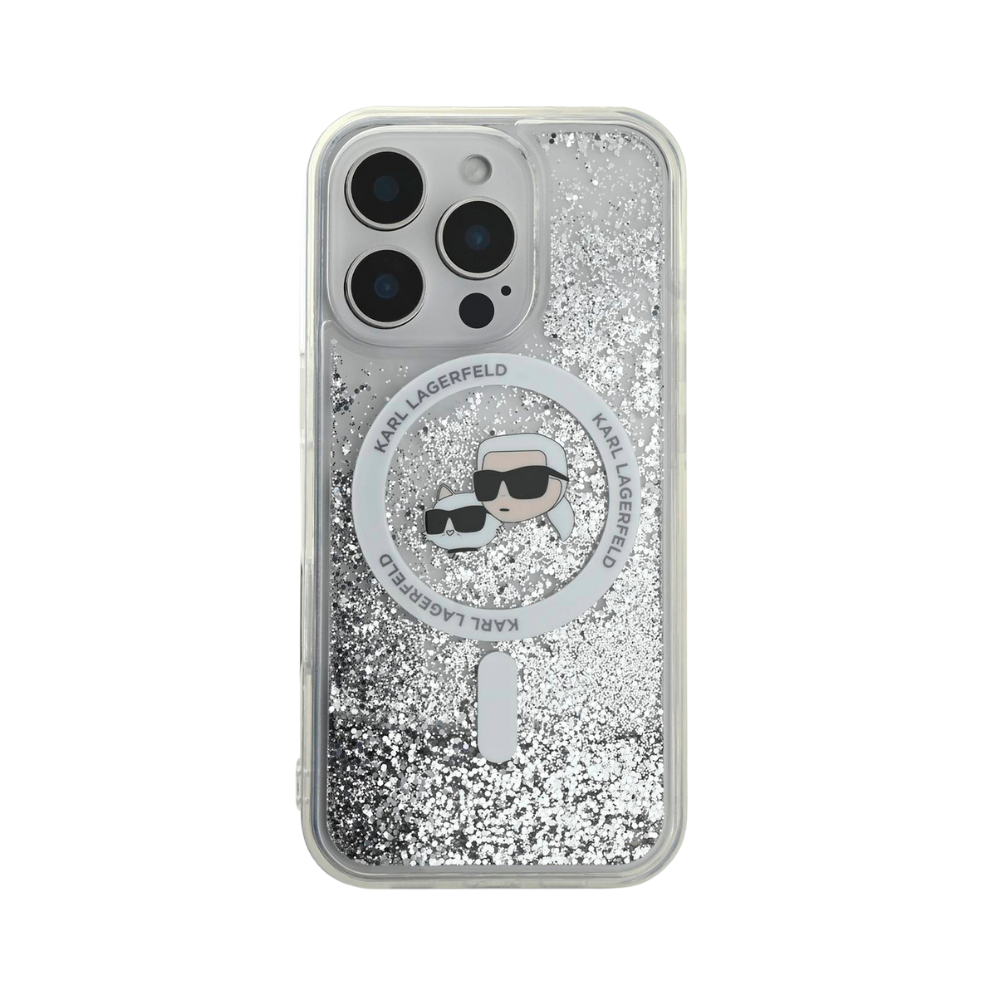 Karl Lagerfeld hc magsafe liq. glitter kc heads transparent iphone 16 Shop name