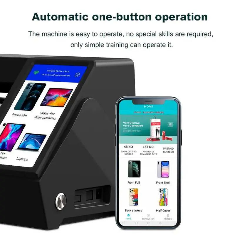 Herramienta Devia Maquina Intelligent Film Cutting Plotter With (Built-In Camera) Color Negro Shop name