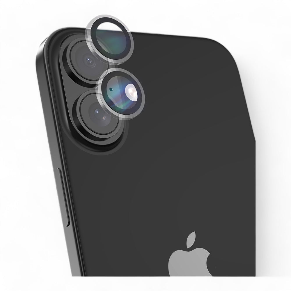 Protector pantalla devia vidrio templado camara iphone 16 peak series crystal lens protector 2pcs compatible 16 plus color transparente Shop name