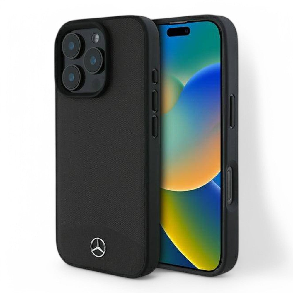 Mercedes-Benz mb hc magsafe textured and plain leather black  iphone 16 pro max  Shop name