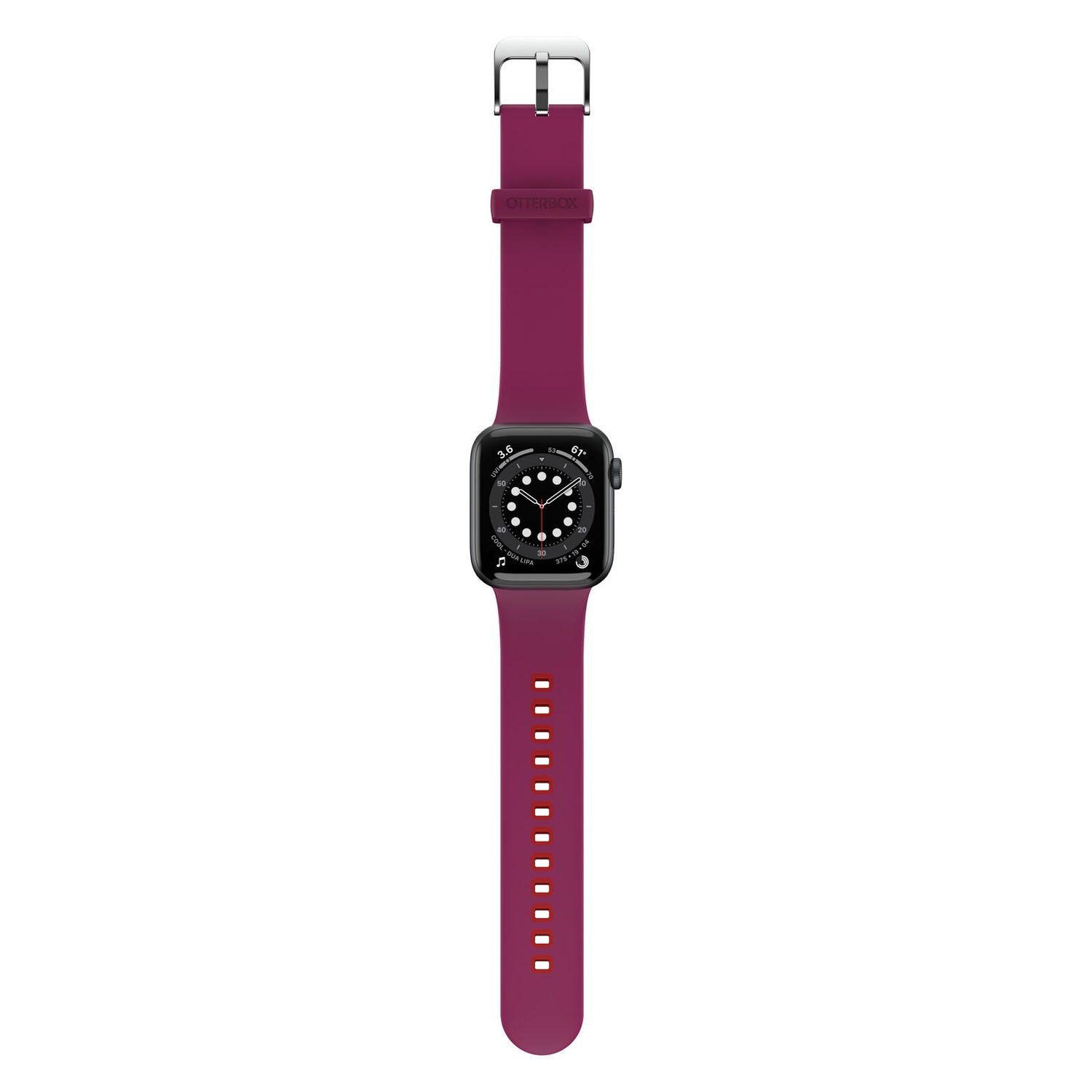 Accesorio otterbox pulsera silicon all day band apple watch 38 / 40 / 41 mm color fucsia / rojo Shop name