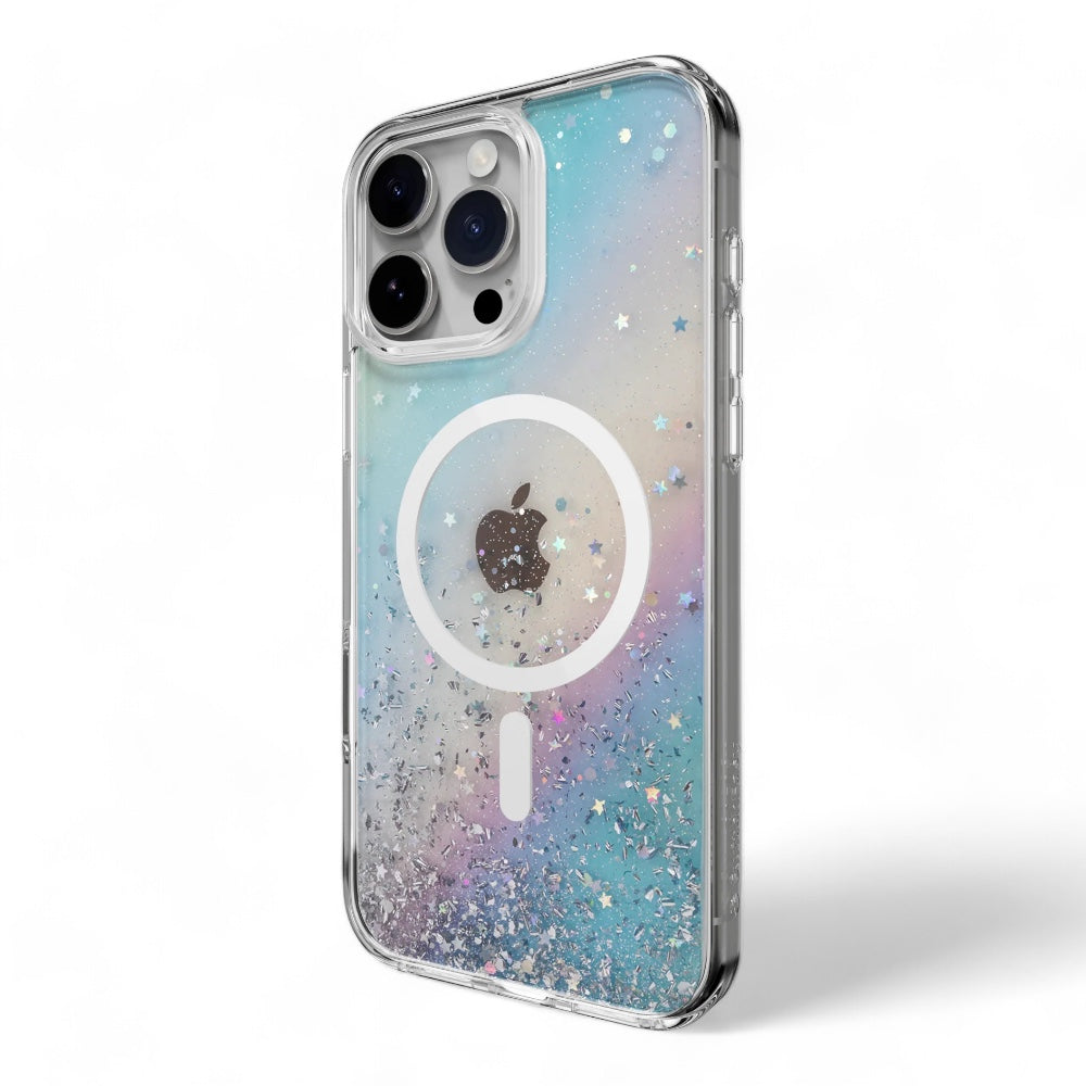Estuche SwitchEasy Starfield Glitter 3D Multicolor Para iPhone 16 Pro Max Shop name