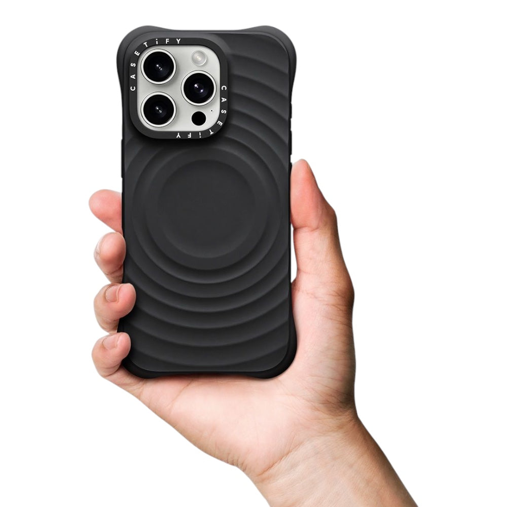 Funda Casetify Ripple Para Iphone 16 Pro Max Color Negro Shop name