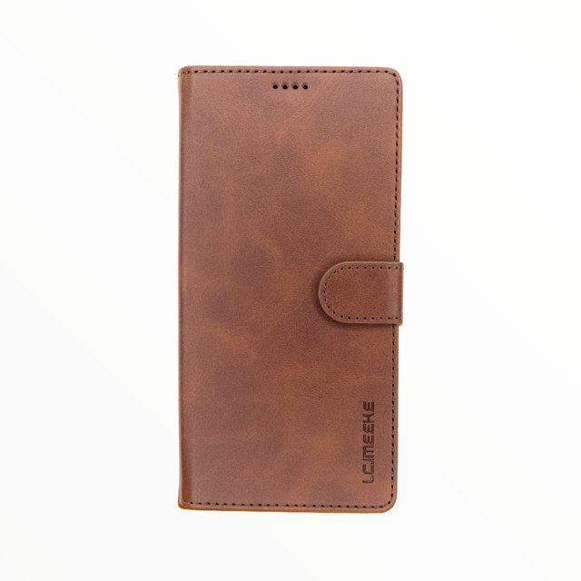 Estuche Cartera Folio Café Para iPhone 12 Pro Max Con Porta Tarjeta Shop name
