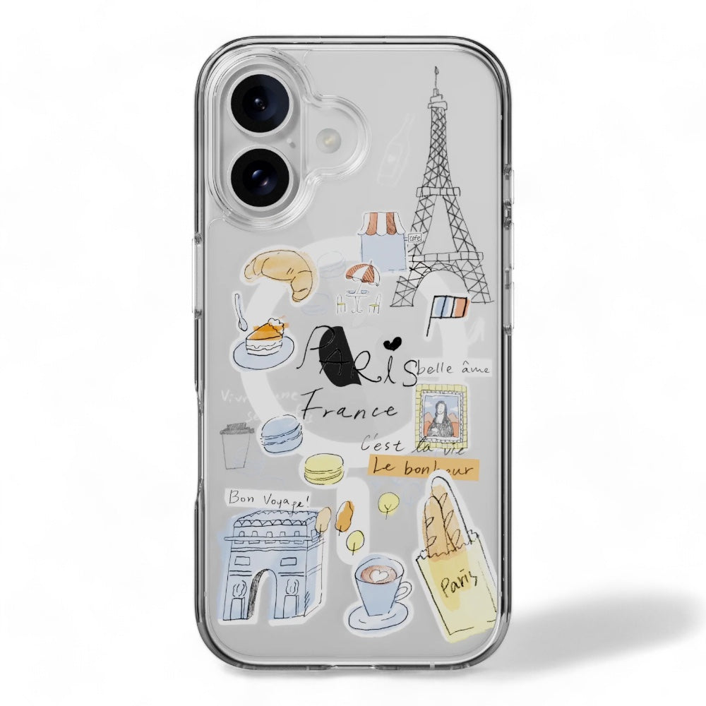 Estuche switcheasy skin iphone 16 plus style m pattern shockproof case paris color multicolor Shop name