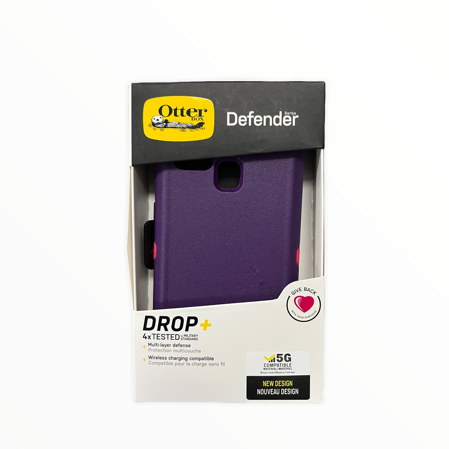 Estuche Protección OtterBox Defender Para Samsung Galaxy A21s Morado Rosado Shop name