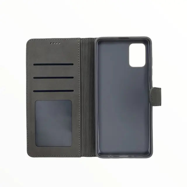 estuche carteras lc imeeke folio libreta con porta tarjeta samsung a41 color negro Shop name