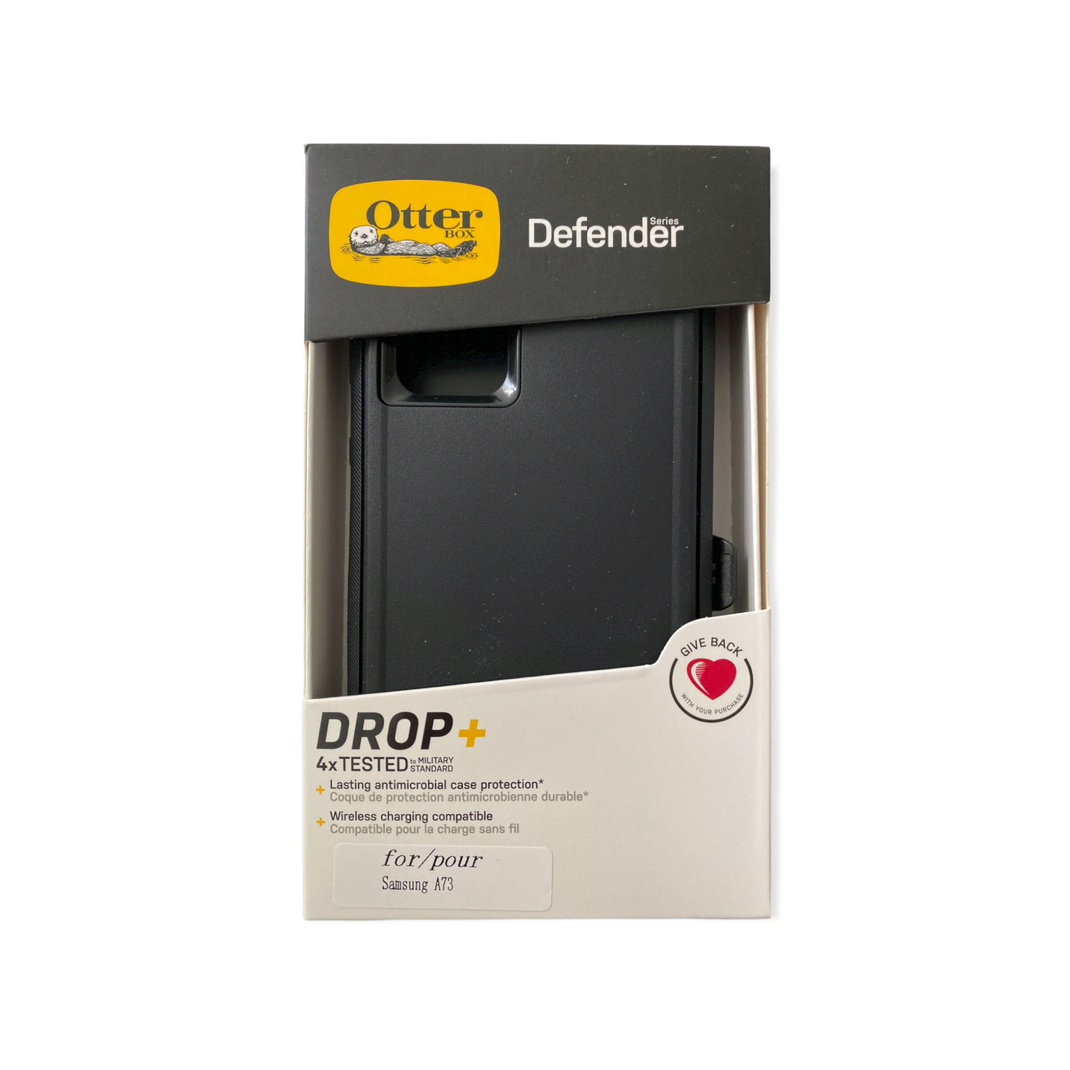 Estuche Protección OtterBox Defender Samsung A73 Color Negro Shop name