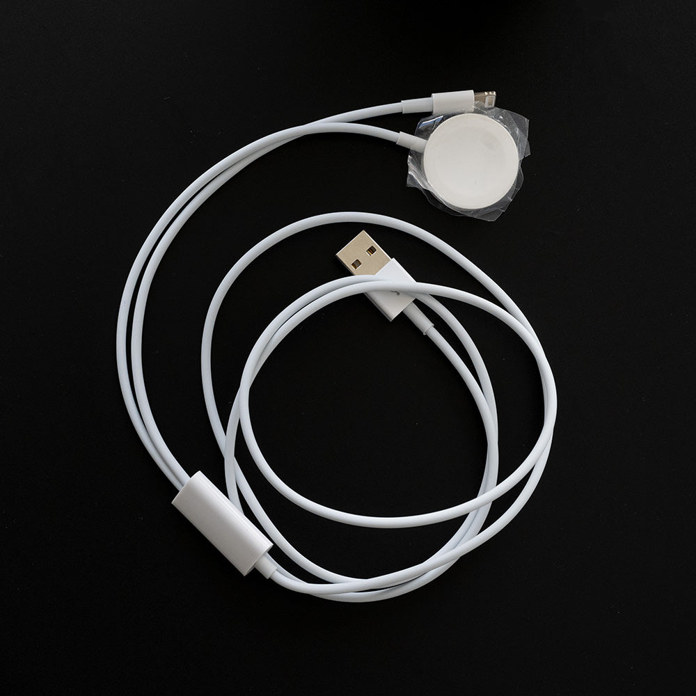 Cable apple multi proposito 2 en 1 lightning de apple watch color blanco Shop name
