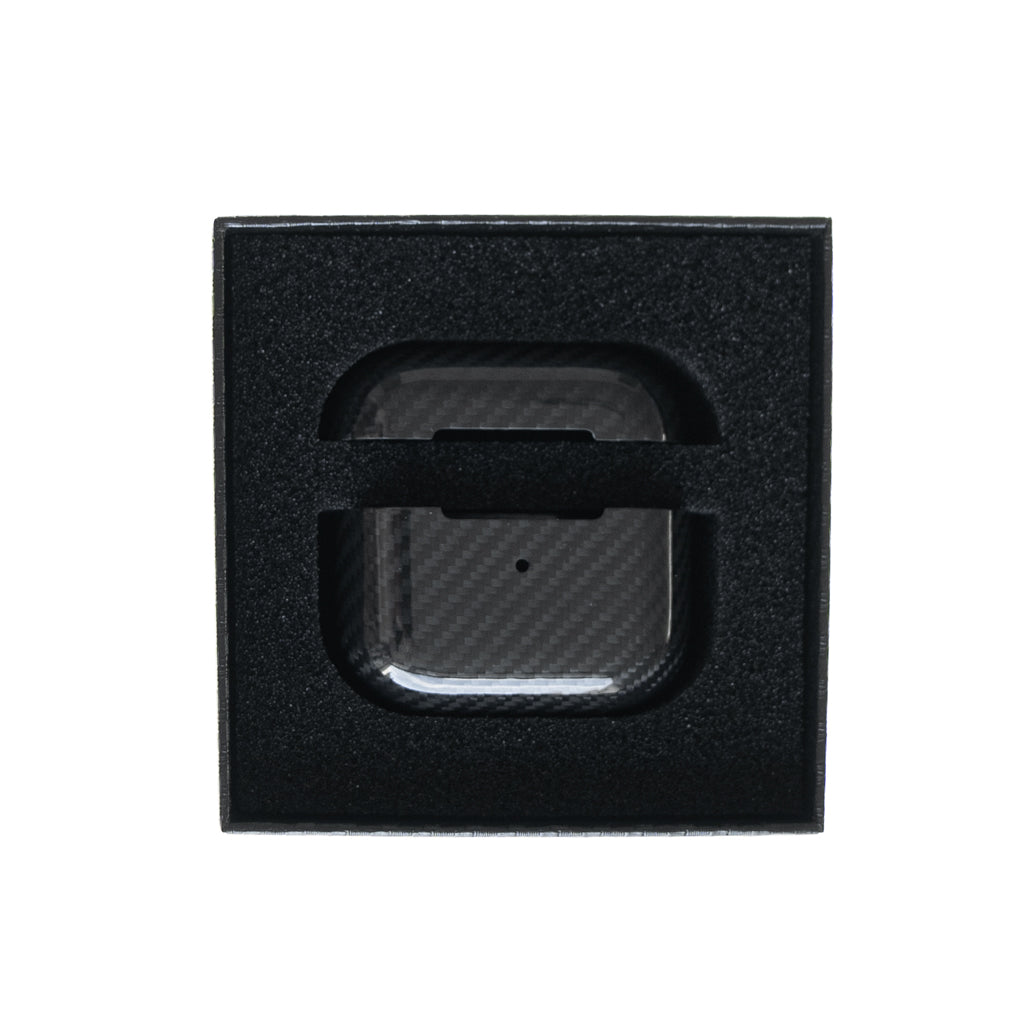 Estuche Clásico De Fibra De Carbono Negro Para AirPods Gen 3 Apple El Rey Shop name