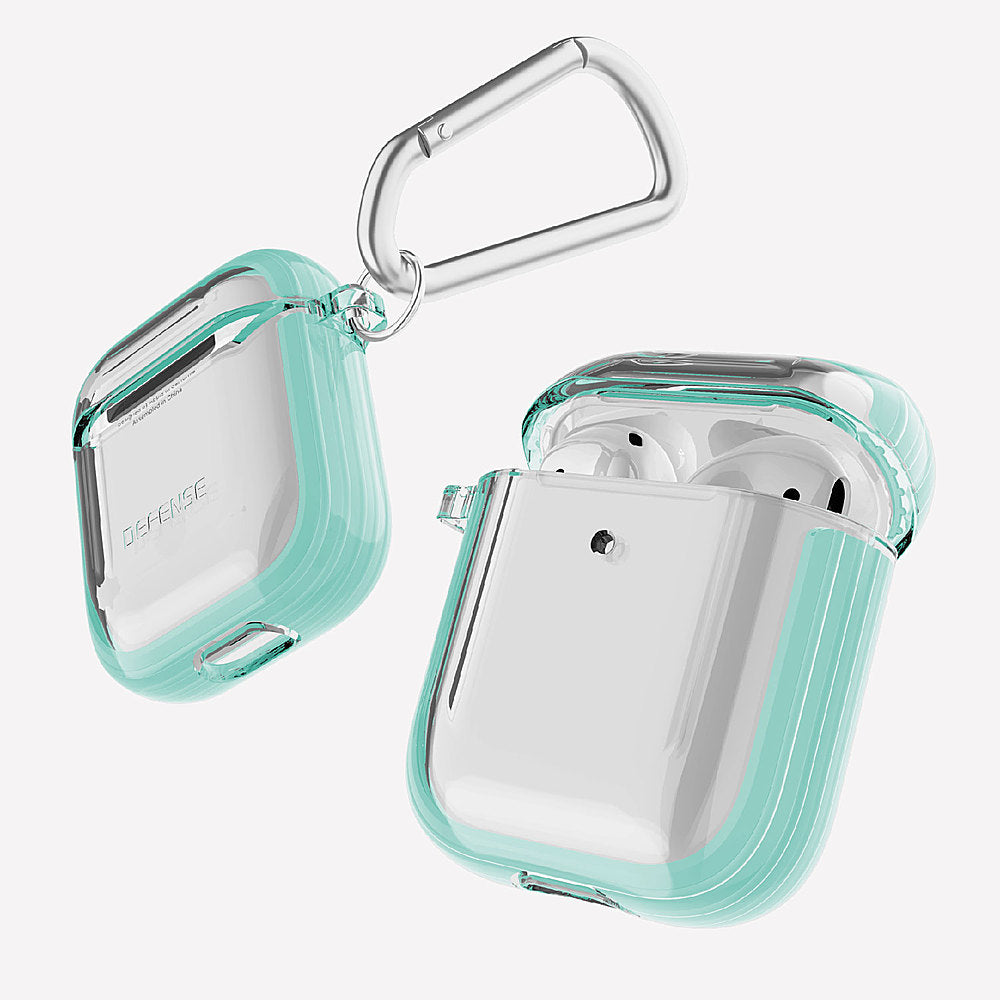 Estuche Protector Xdoria Defense Clear Para AirPods Gen 1 Y Gen 2 Turquesa Shop name