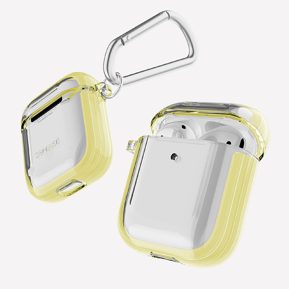 Estuche Protección Xdoria Defense Clear Para AirPods Gen 1 Y Gen 2 Amarillo Shop name