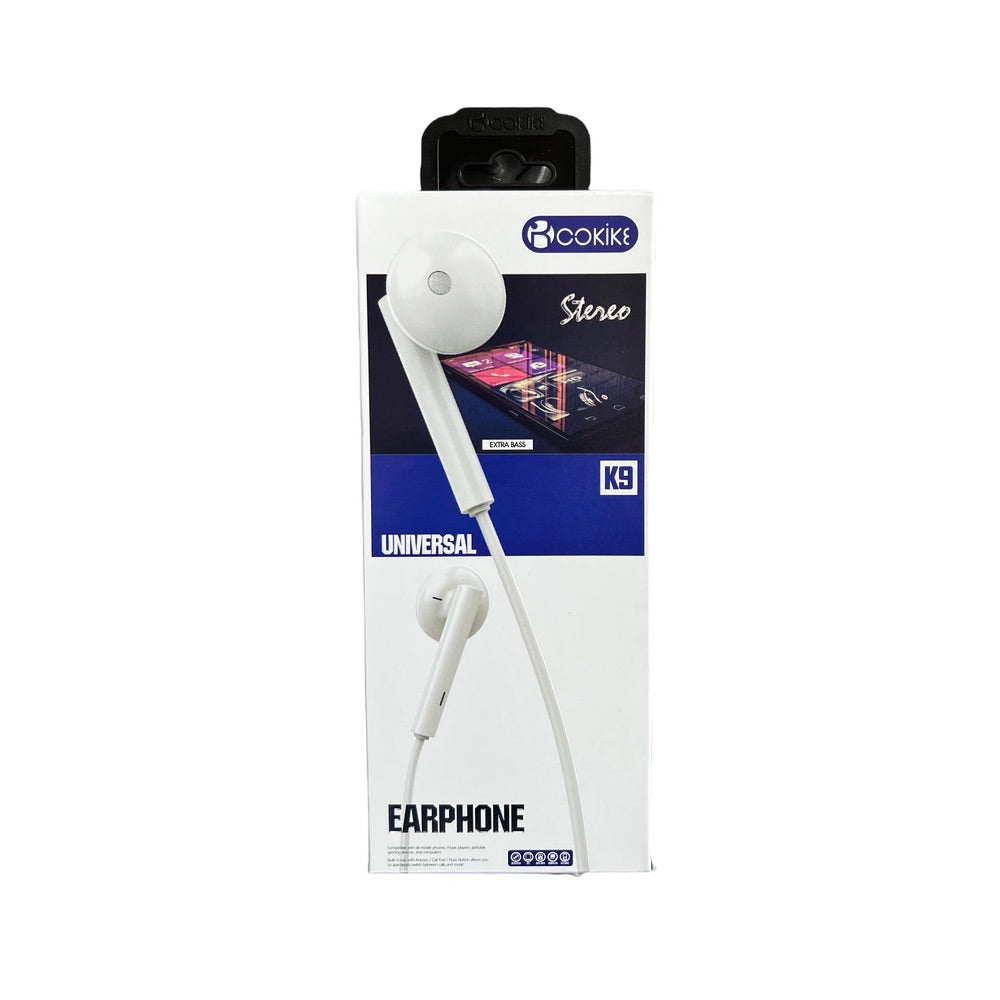 Audifonos generico jack de 3.5 mm sonido envolvente cokike color blanco Shop name