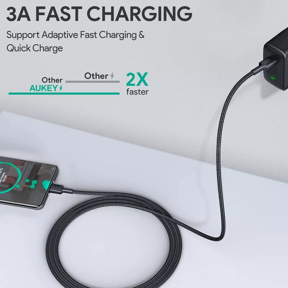 Cable aukey adaptador kit de 3 unidadedes usb a a usb c Shop name