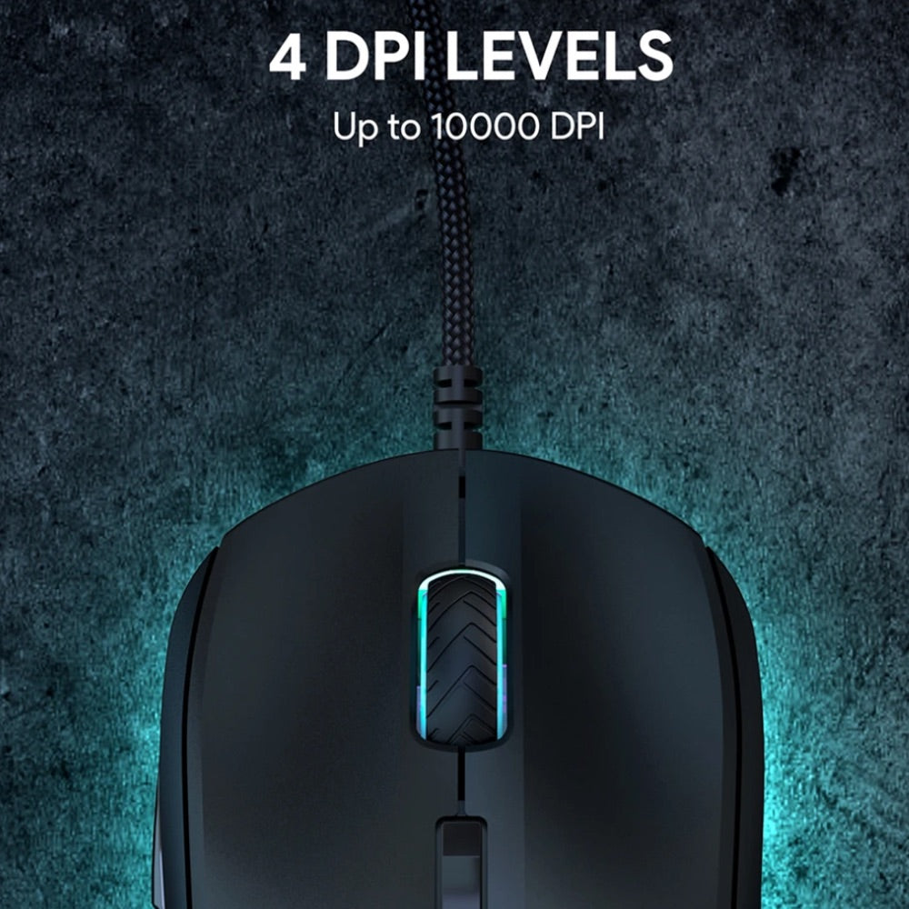 Gadget aukey gaming knight rgb mouse 10000 dpi resolution con cable usb Shop name