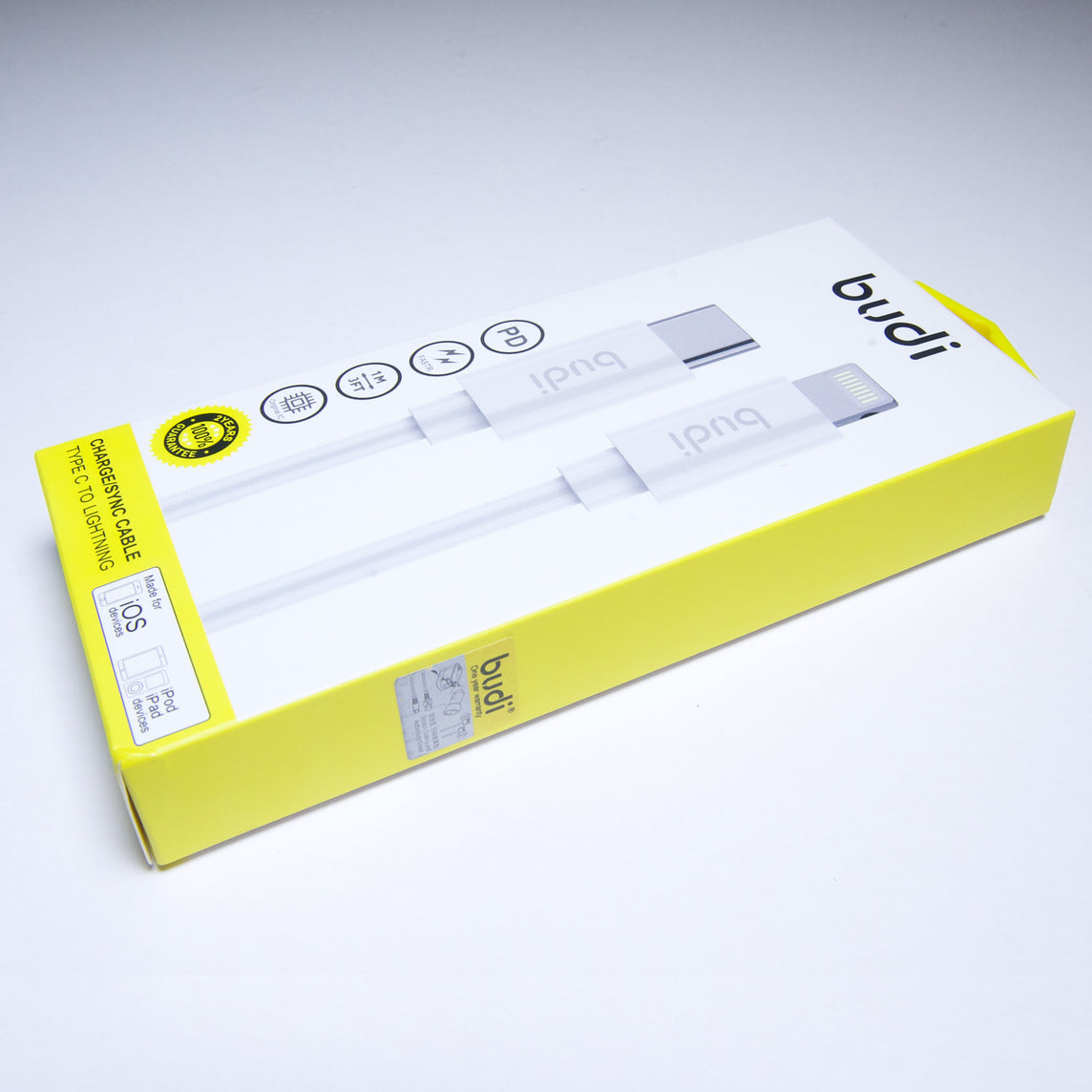 Cable budi adaptador de tipo c a lightning ultra rapido Shop name