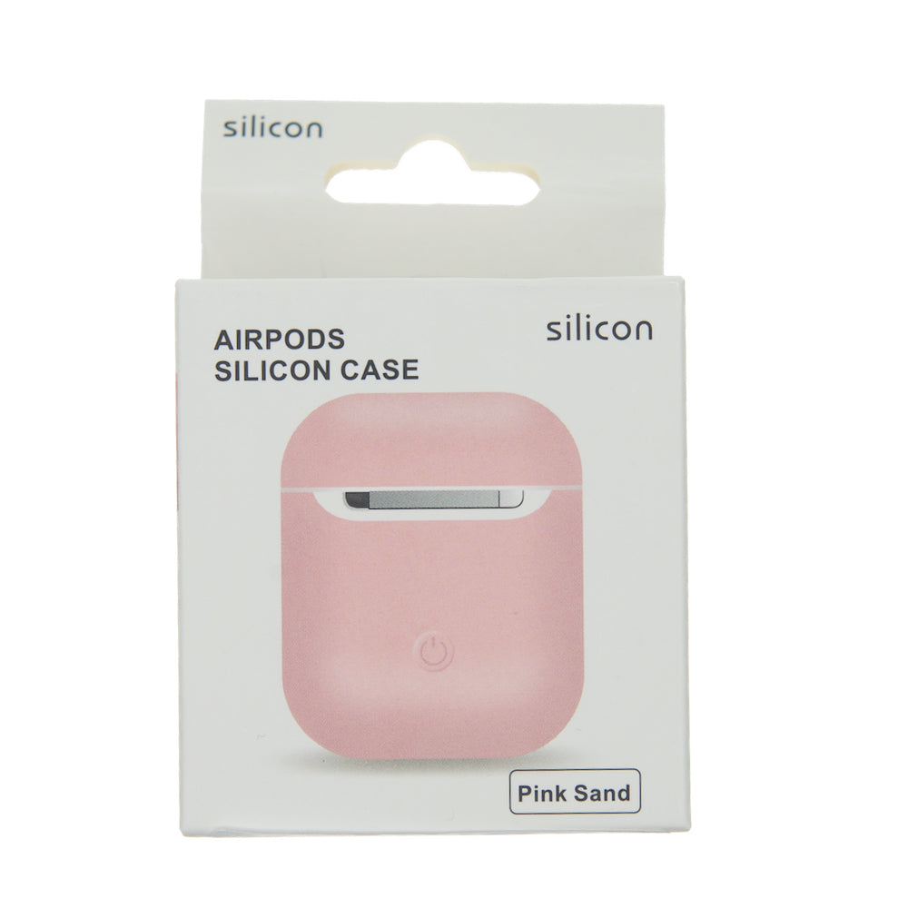 Estuche Para Audífonos Apple AirPods Gen 1 Plástico Color Rosa Shop name
