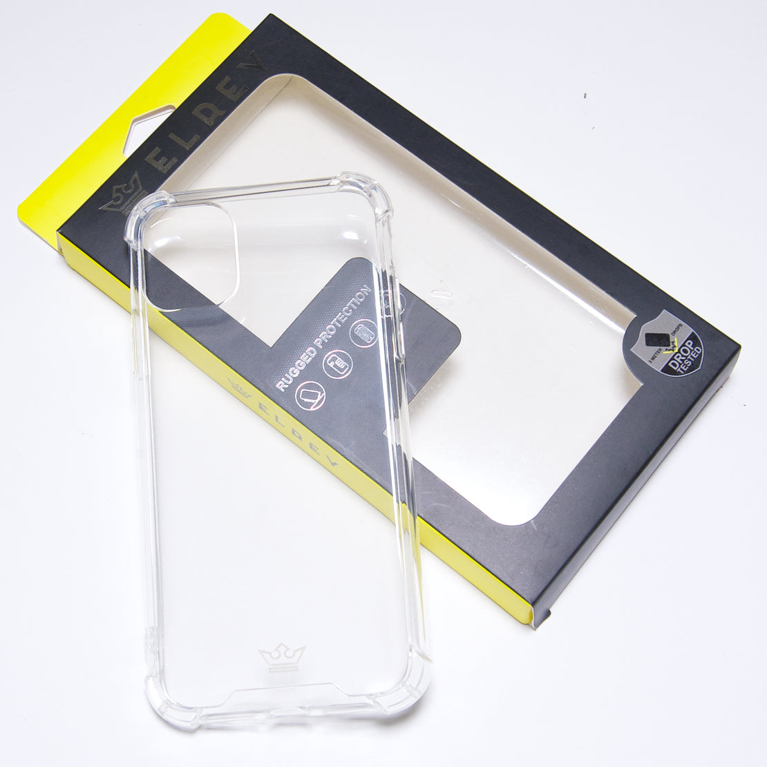 Estuche proteccion el rey hard case reforzado apple iphone 11 pro color transparente Shop name