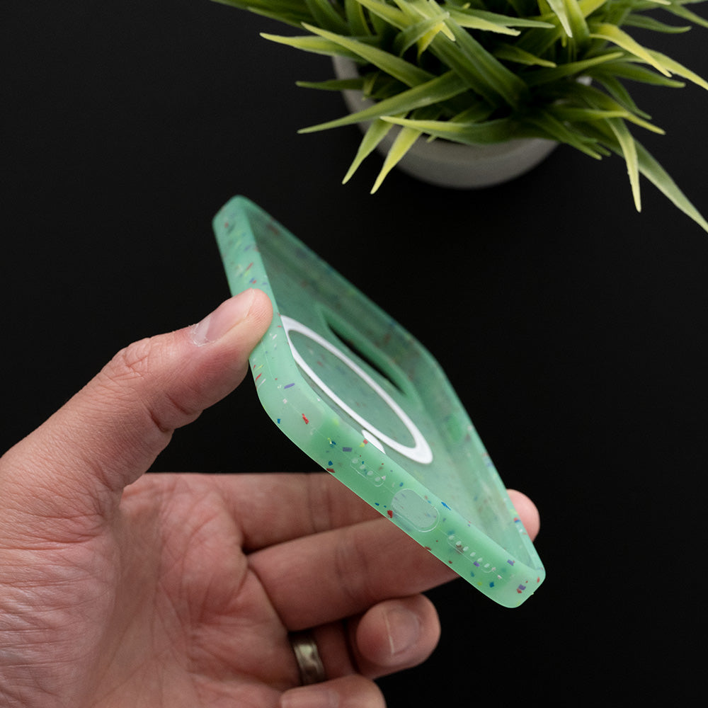 Estuche MagSafe El Rey MagSafe Core Para iPhone 12 Verde Shop name