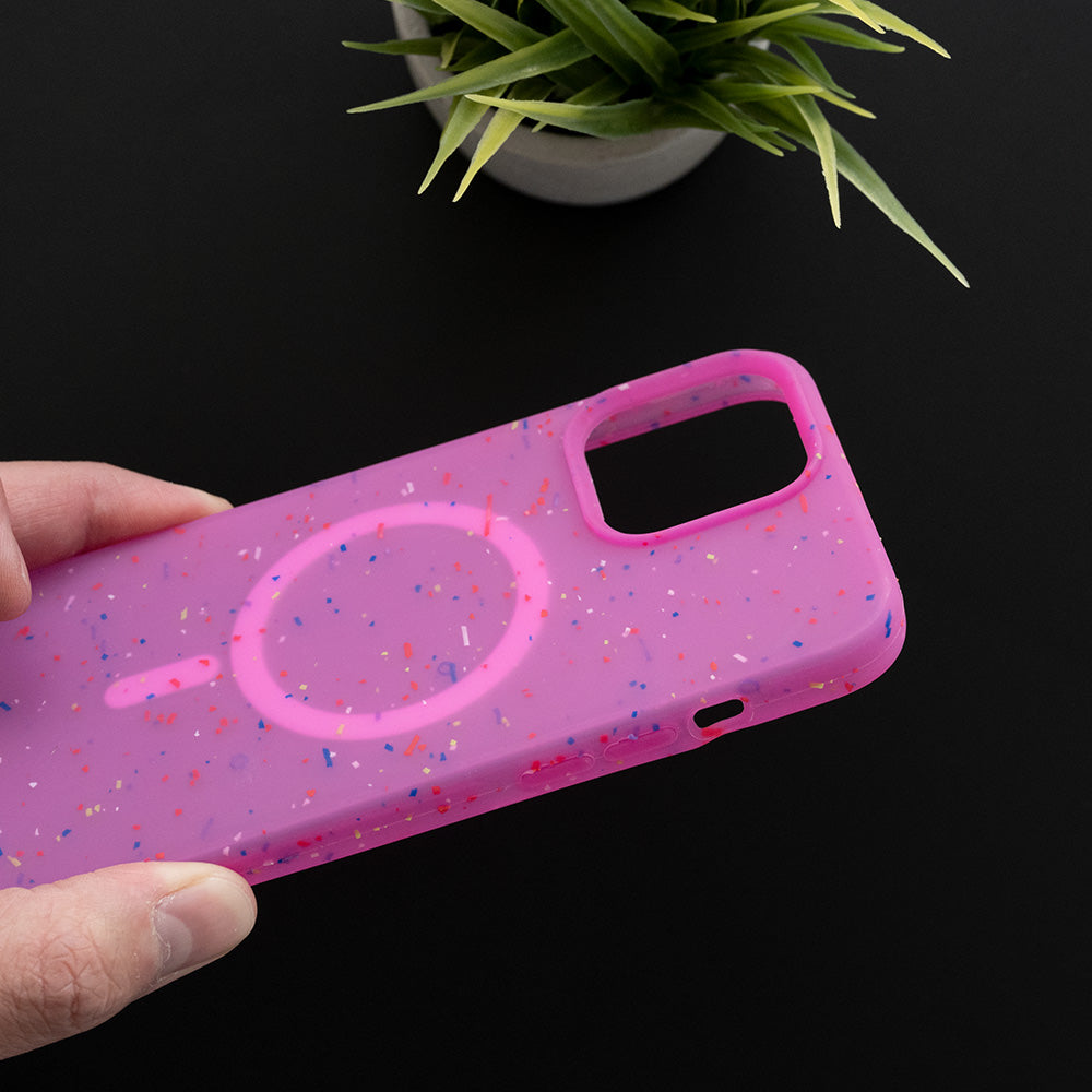 Estuche MagSafe El Rey Para iPhone 12 Color Rosado Shop name