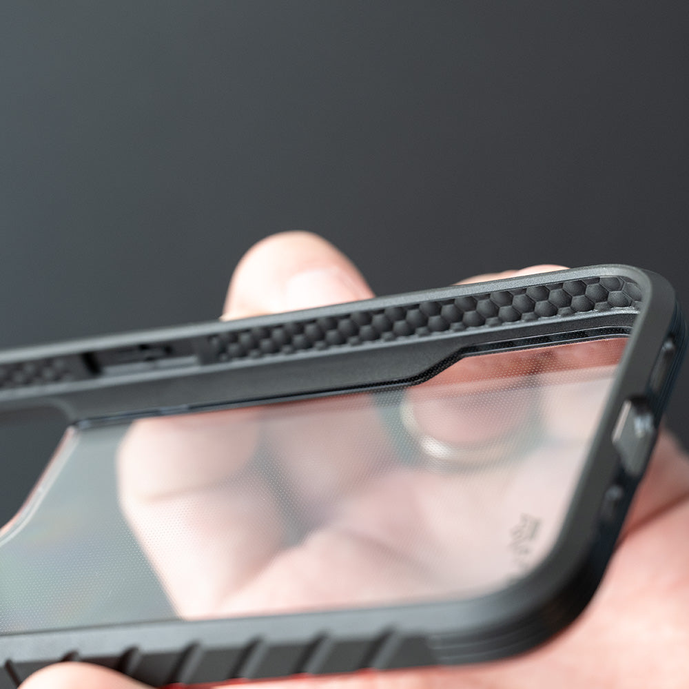 Estuche proteccion el rey defense apple iphone 12 color rojo Shop name