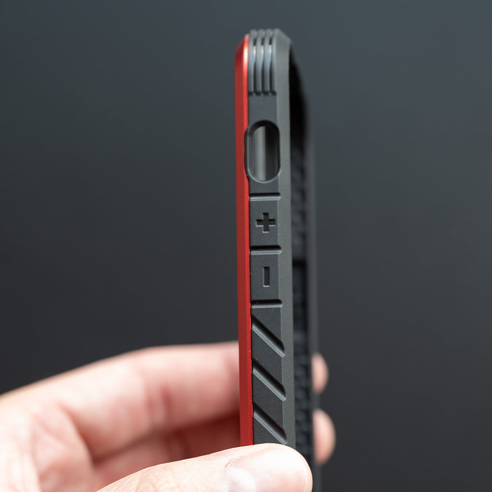 Estuche proteccion el rey defense apple iphone 12 color rojo Shop name