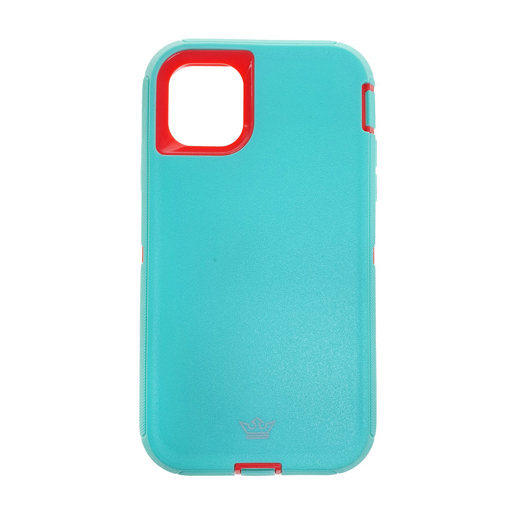 Estuche proteccion el rey defender apple iphone 11 pro color turquesa / rosado Shop name