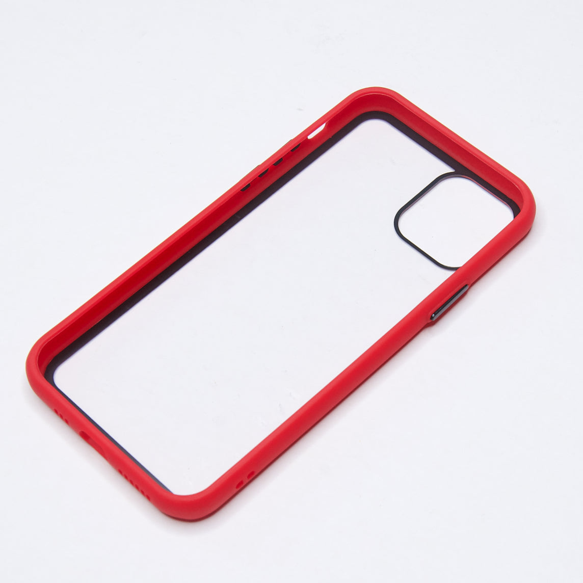 Estuche transparente el rey apple iphone 11 pro color rojo / transparente Shop name