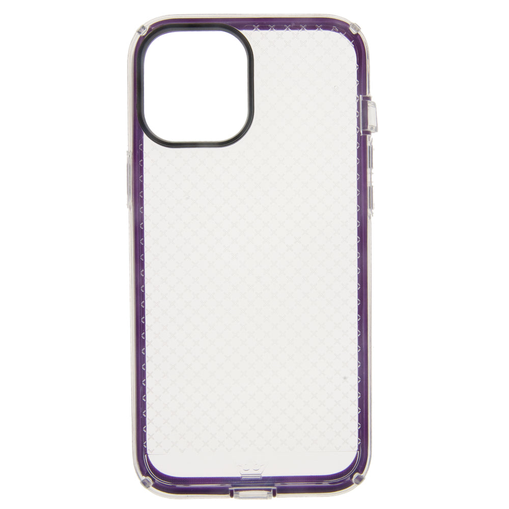 Estuche proteccion el rey anigma caidas de 2 10 mts apple iphone 11 pro color morado / transparente