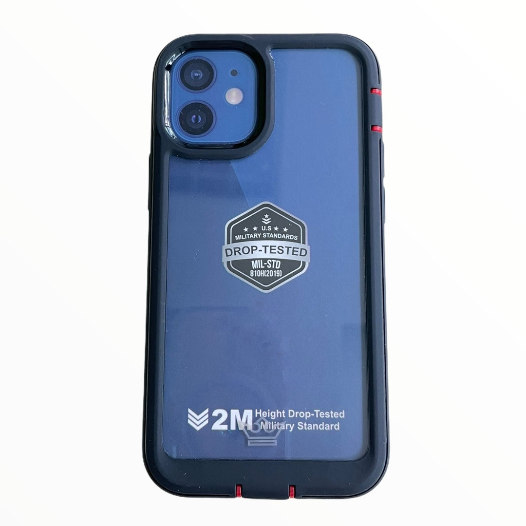 Estuche proteccion el rey warrior a prueba de impactos apple iphone 12 mini color negro Shop name