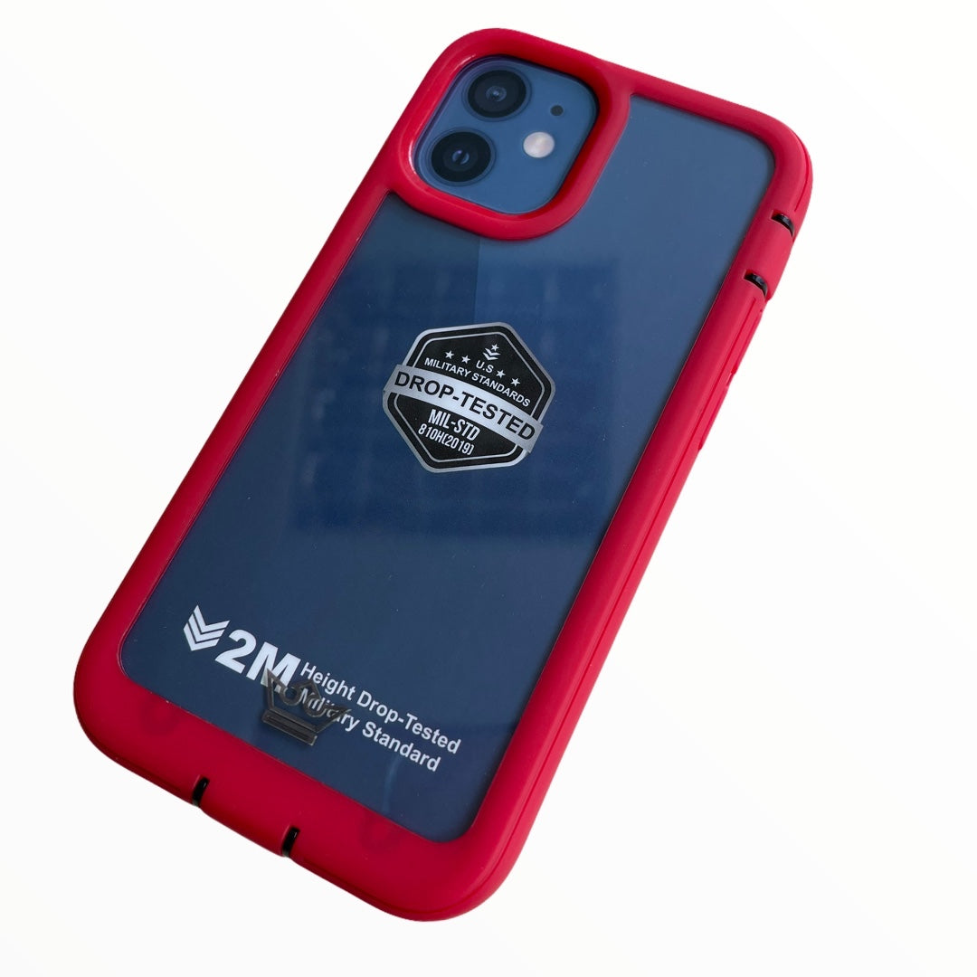 Estuche proteccion el rey warrior a prueba de impactos apple iphone 12 mini color rojo Shop name