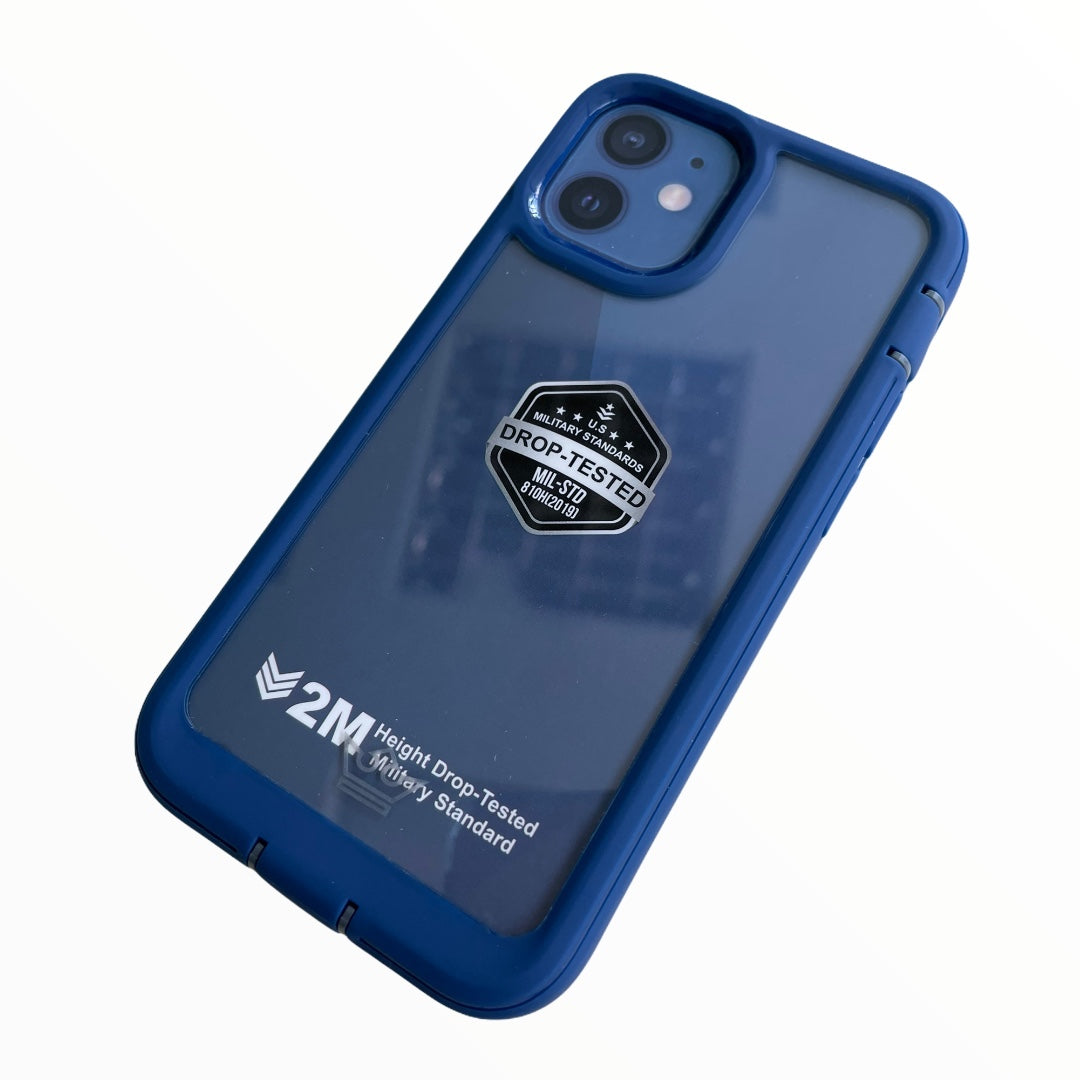 Estuche proteccion el rey warrior a prueba de impactos apple iphone 12 mini color azul Shop name