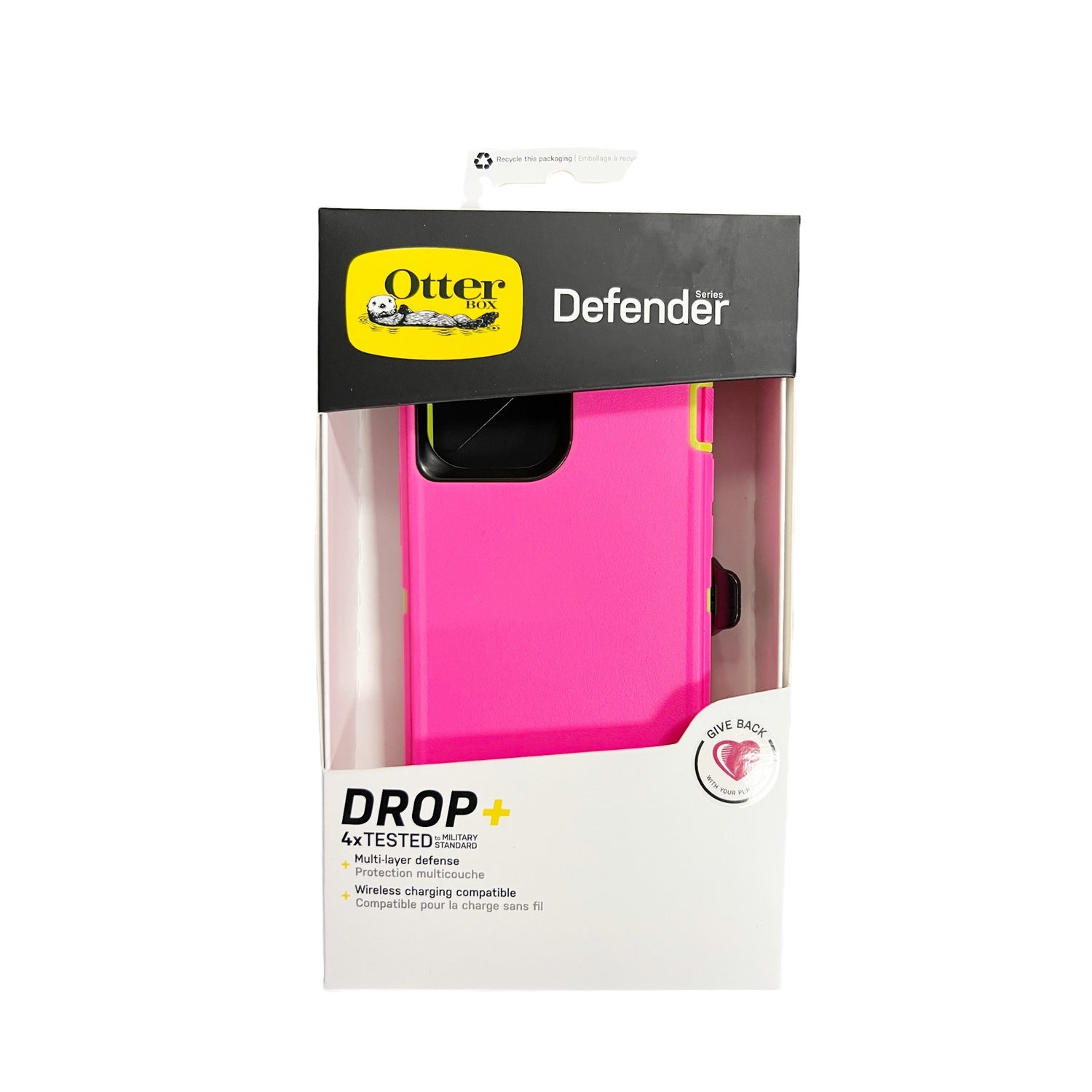 Estuche OtterBox Defender Para iPhone 13 Pro Max Rosa Verde Shop name
