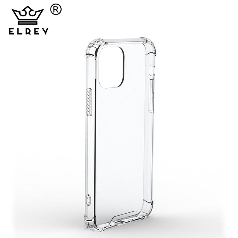 Estuche proteccion el rey hard case reforzado apple iphone 13 pro max color transparente Shop name