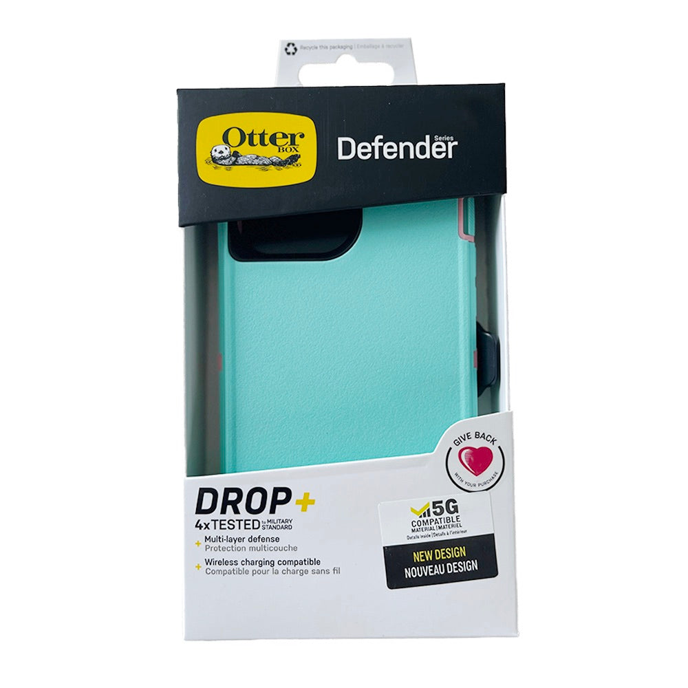 Estuche OtterBox Defender Protección para iPhone 13 Pro Turquesa y Rosado Shop name