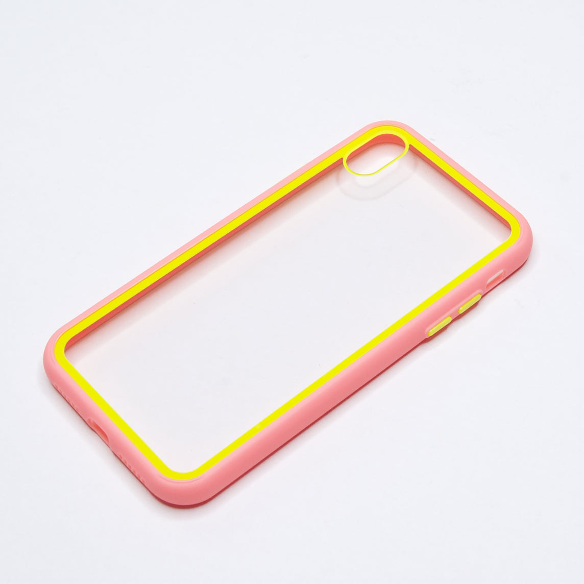 Estuche transparente el rey apple iphone xs max color rosado / transparente Shop name