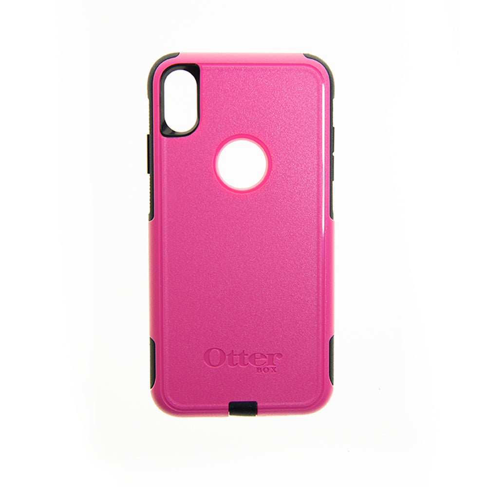 Estuche Clásico OtterBox Commuter iPhone XS Max Rosado y Negro Shop name